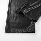 Wide Leg Leather Trousers – Women's Everyday Trousers