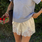 Satin Silk Lace Shorts – Women's Summer Shorts