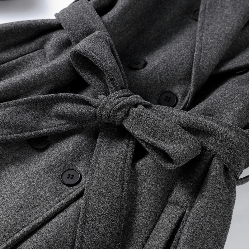 Women's Wool Blend Autumn Winter Coat – Relaxed Tailored Coat