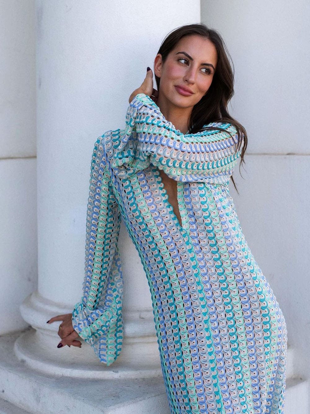 Stripe Maxi Dress – Women's Summer Maxi Dress