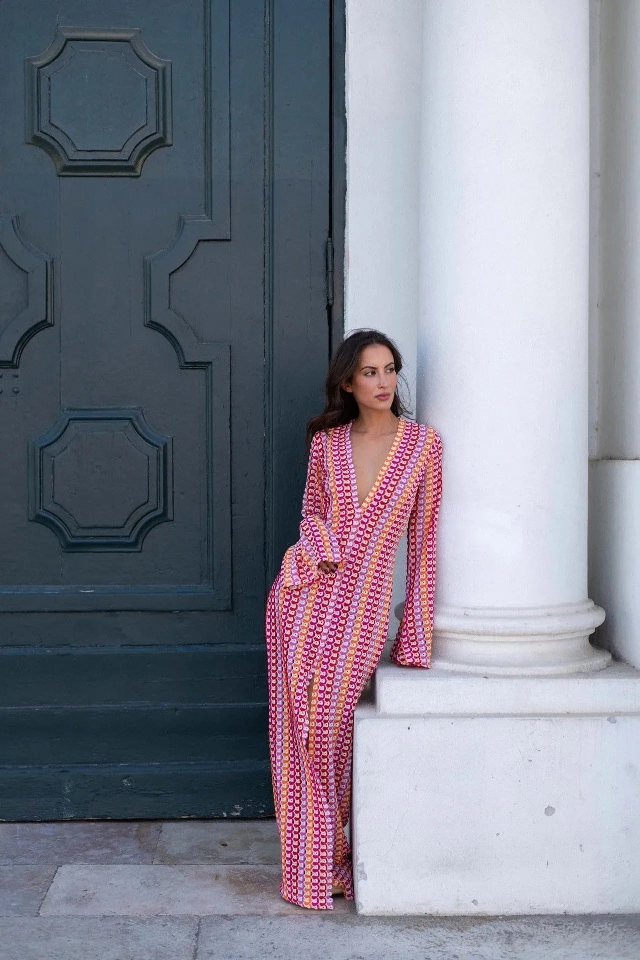Stripe Maxi Dress – Women's Summer Maxi Dress