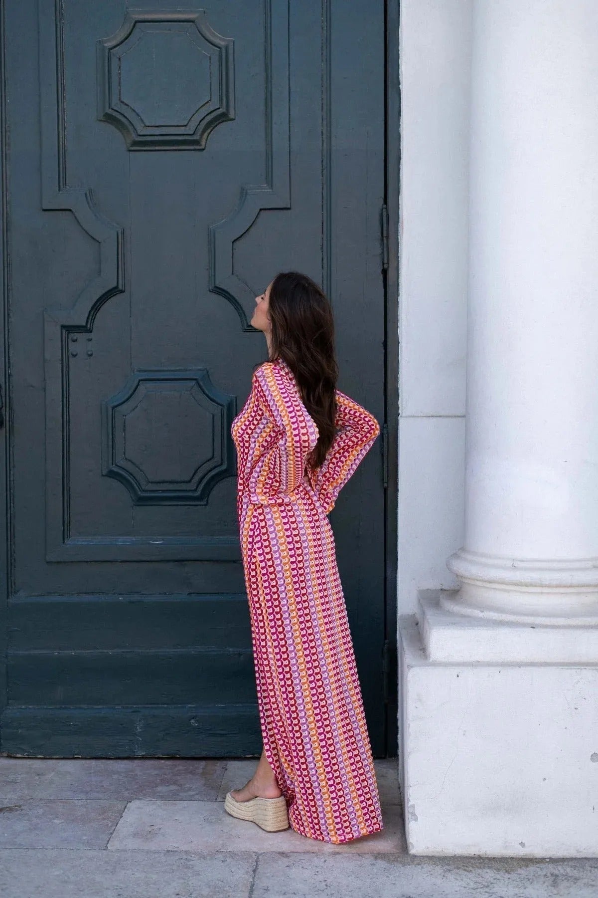 Stripe Maxi Dress – Women's Summer Maxi Dress