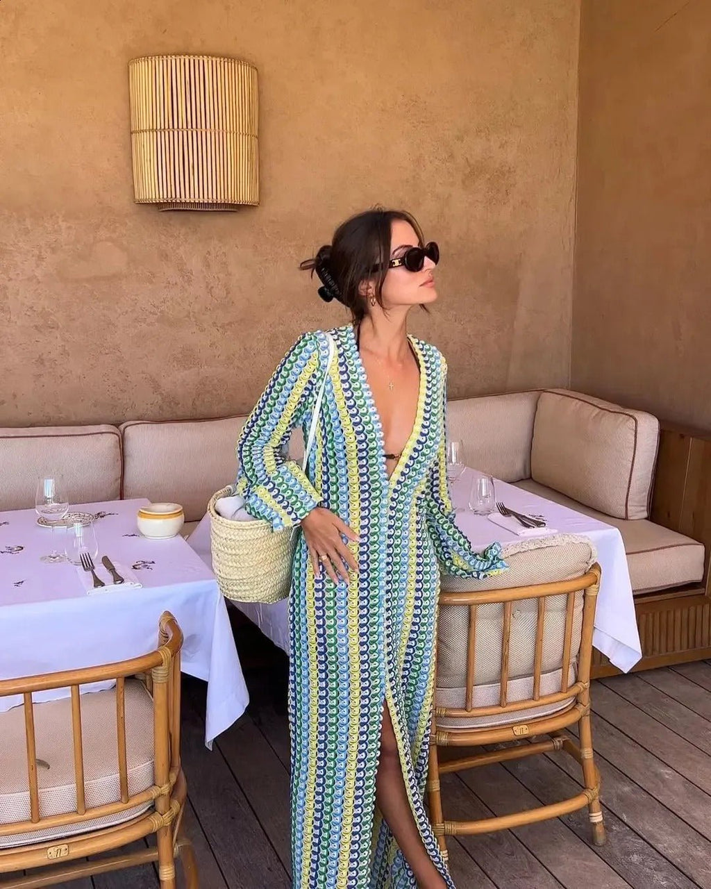Stripe Maxi Dress – Women's Summer Maxi Dress