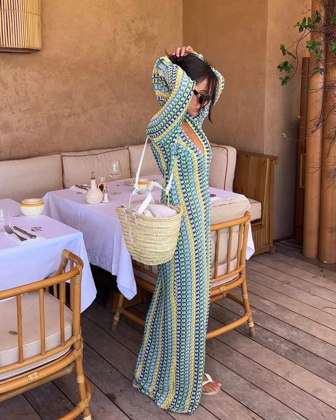 Stripe Maxi Dress – Women's Summer Maxi Dress