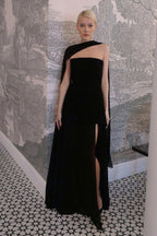 Asymmetric Sheer Maxi Dress – Women's Summer Party Maxi Dress