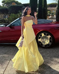 Asymmetric Sheer Maxi Dress – Women's Summer Party Maxi Dress