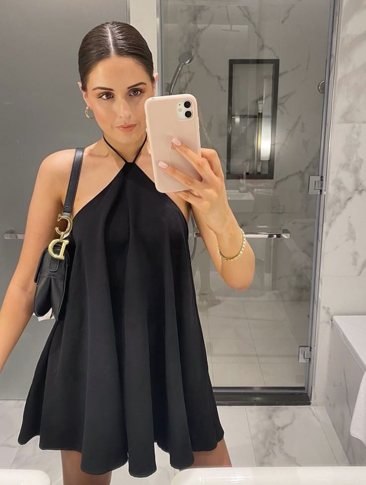 Halter Mini Dress – Women's Summer Party Mini Dress