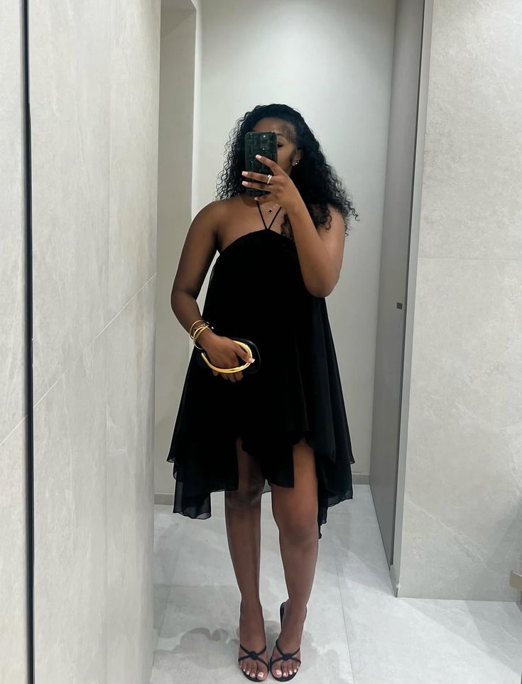 Halter Mini Dress – Women's Summer Party Mini Dress