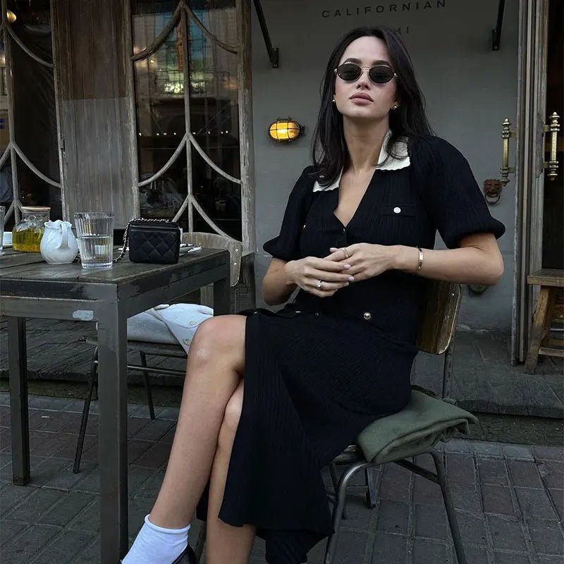 Red Knitted Dress – Women's Summer Dress
