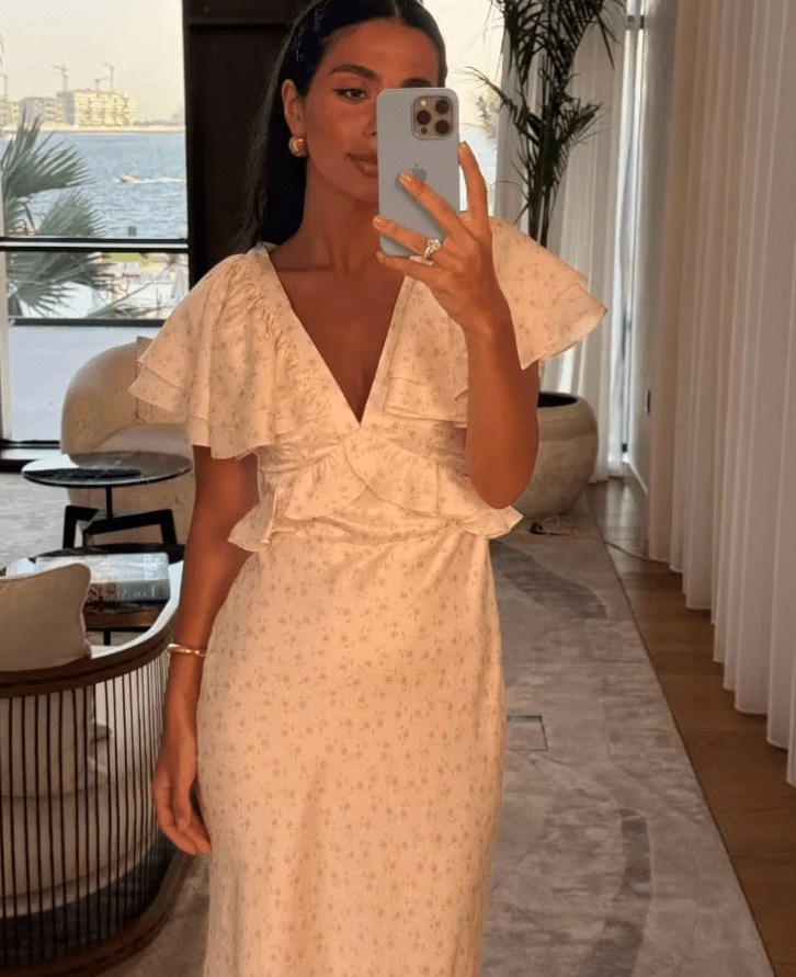 Ruffle Sleeves Midi Dress – Women's Summer Midi Dress