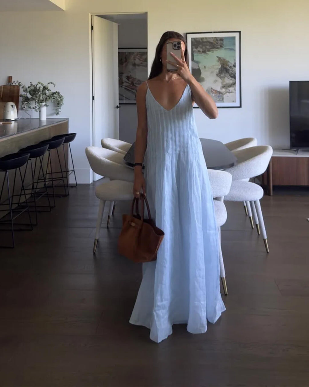 Backless Maxi Dress – Women's Summer Party Maxi Dress