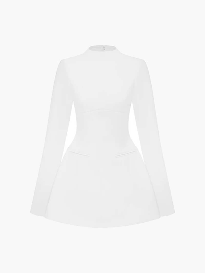 Backless Cotton Mini Dress – Effortless Summer Party Dress