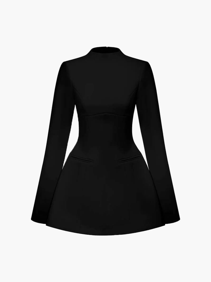 Backless Cotton Mini Dress – Effortless Summer Party Dress