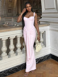Sleeveless Corset Maxi Dress – Women's Summer Party Maxi Dress
