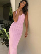 Black Backless Maxi Dress – Women's Summer Party Maxi Dress