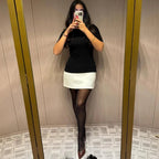 High Neck Mini Dress – Women's Summer Mini Dress