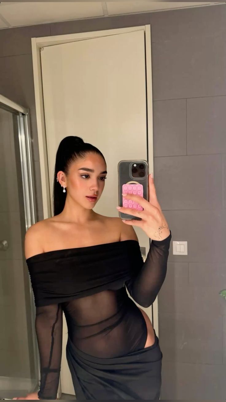 Black Long Sleeve Mesh Maxi Dress – Women's Summer Maxi Dress