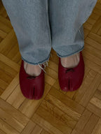Black Split Toe Ballet Flats – Women's Comfortable Everyday Ballet Flats