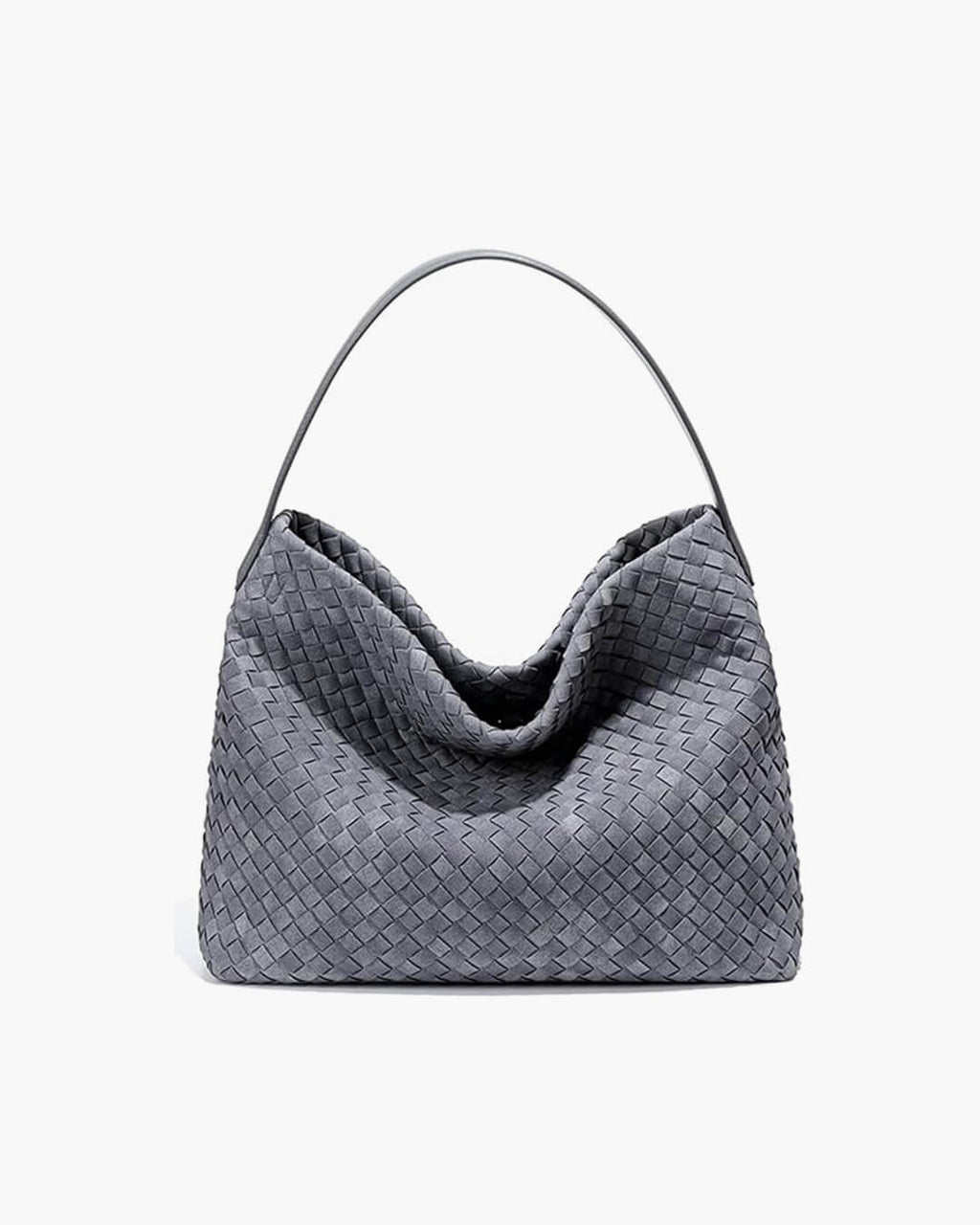 Suede Look Tote with Minimalist Silhouette – Spacious Day Bag