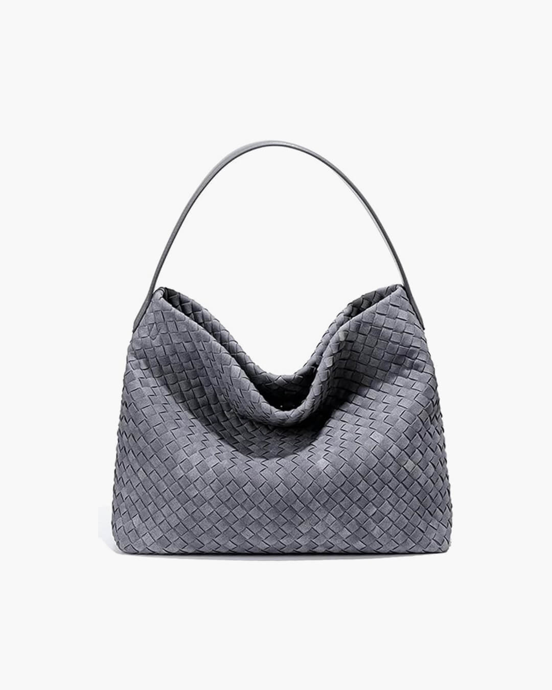 Suede Look Tote with Minimalist Silhouette – Spacious Day Bag