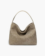 Suede Look Tote with Minimalist Silhouette – Spacious Day Bag