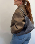 Suede Look Tote with Minimalist Silhouette – Spacious Day Bag