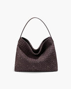 Suede Look Tote with Minimalist Silhouette – Spacious Day Bag