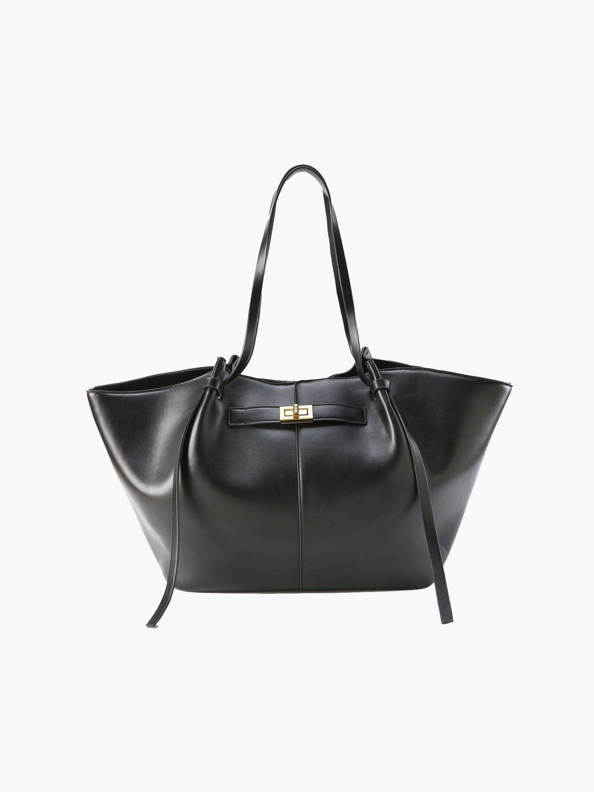 Soft Vegan Leather Shopper Bag – Sculptural Everyday Tote