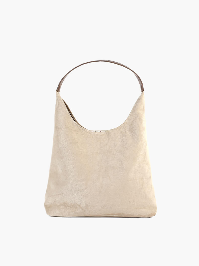Western Style Suede Look Bag – Soft Everyday Shoulder Bag