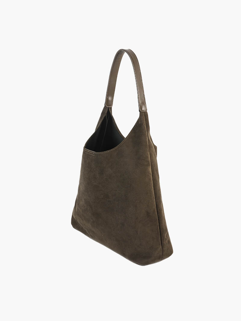 Western Style Suede Look Bag – Soft Everyday Shoulder Bag
