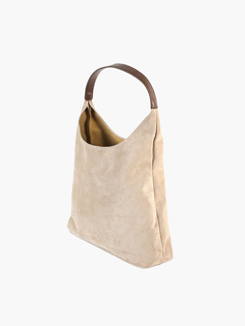 Western Style Suede Look Bag – Soft Everyday Shoulder Bag