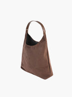Western Style Suede Look Bag – Soft Everyday Shoulder Bag