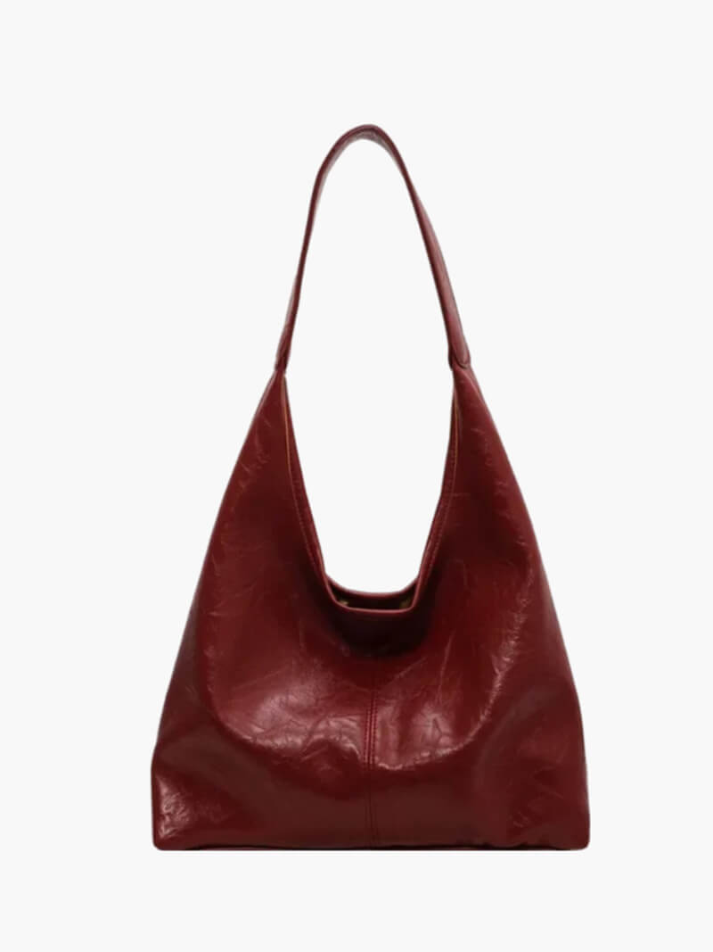 Glossy Patent Look Tote Bag – Sleek Laptop Bag