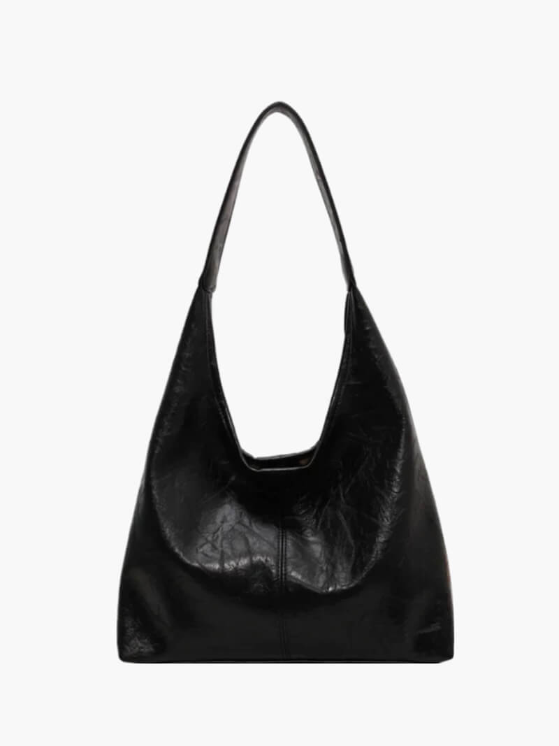 Glossy Patent Look Tote Bag – Sleek Laptop Bag
