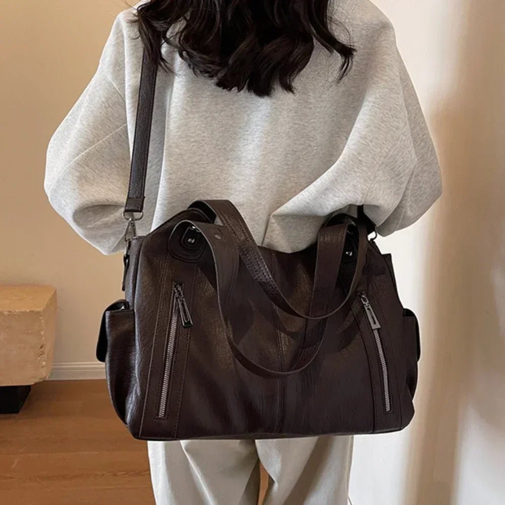 Colour Block Shoulder Bag – Sleek Office to Evening Bag
