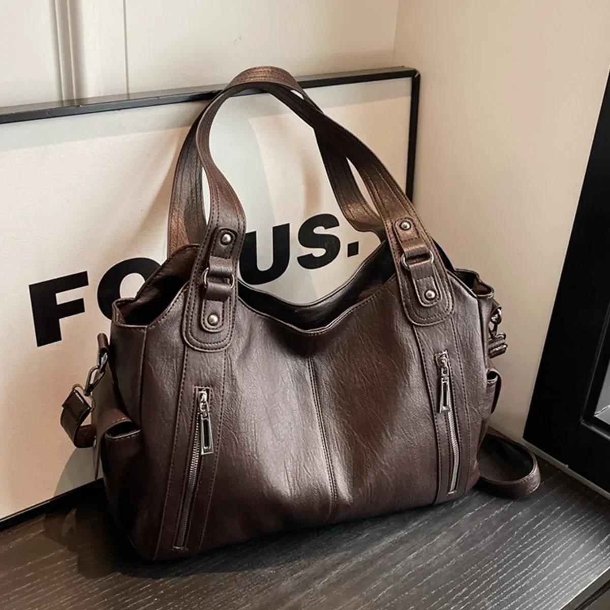 Colour Block Shoulder Bag – Sleek Office to Evening Bag