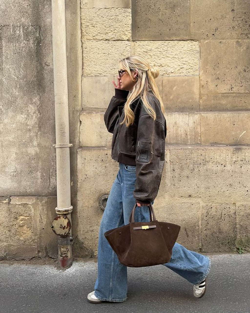 Vegan Suede Shoulder Bag – Slouchy Everyday Hobo