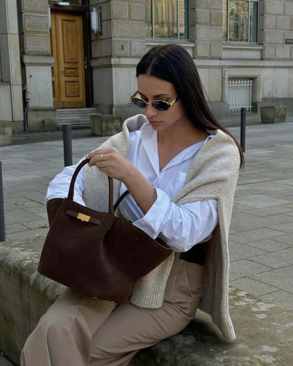 Vegan Suede Shoulder Bag – Slouchy Everyday Hobo