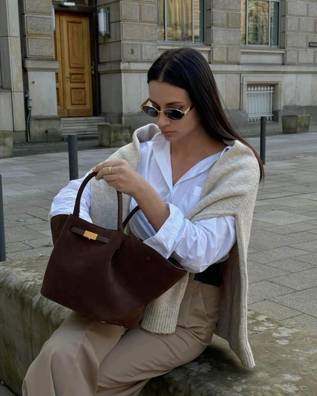 Vegan Suede Shoulder Bag – Slouchy Everyday Hobo