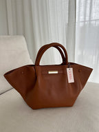 Suede Finish Tote Bag – Structured Work Bag