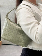 Mini Woven Bag – Compact Structured Handbag in 5 Colours