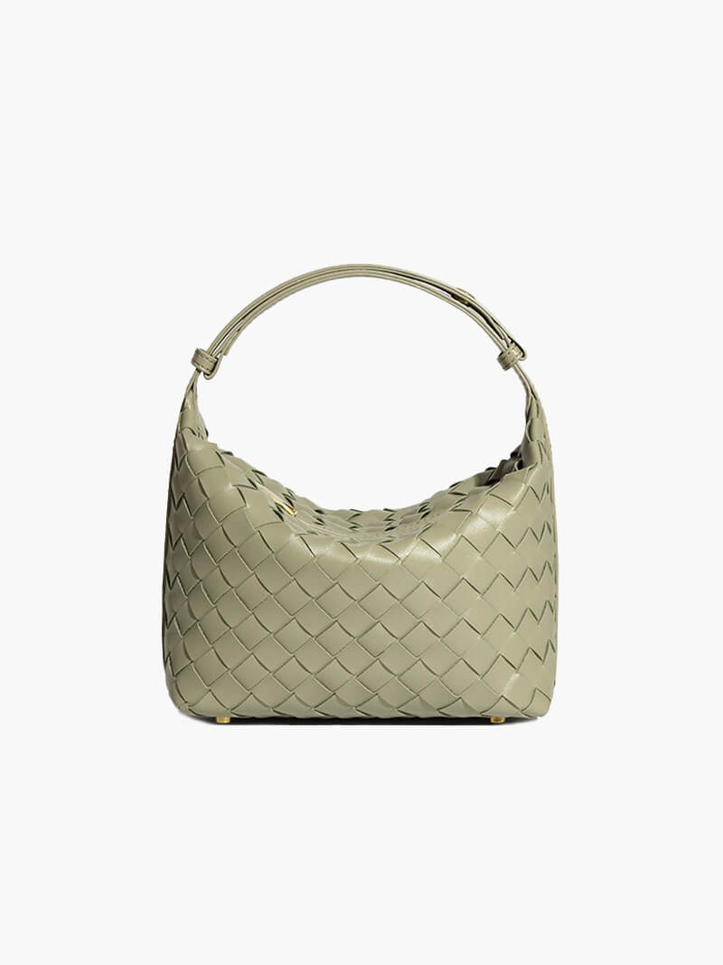 Mini Woven Bag – Compact Structured Handbag in 5 Colours