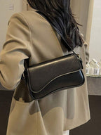 Saddle Shoulder Bag – Structured Crossbody in 5 Colours