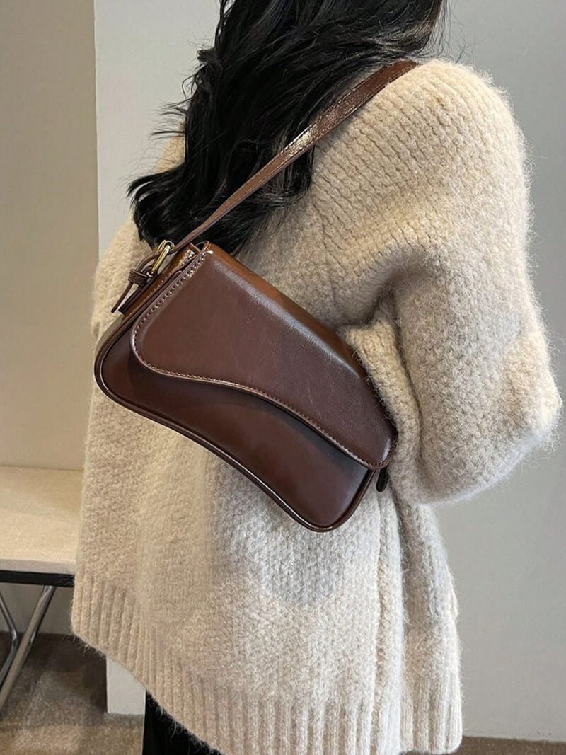 Saddle Shoulder Bag – Structured Crossbody in 5 Colours