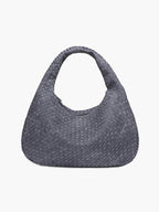 Suede Look Woven Tote XL – Oversized Braided Shopper