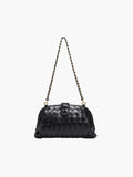 Woven Clutch with Detachable Strap – Convertible Evening Bag