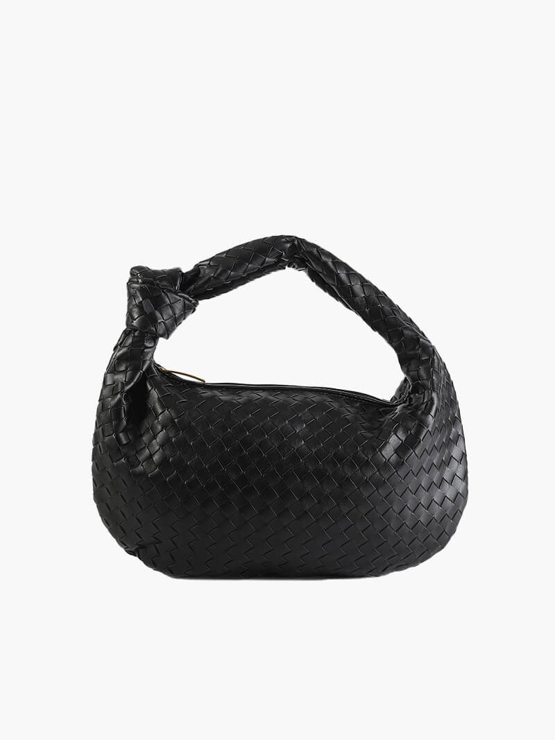 Handwoven Medium Handbag – Minimalist Woven Bag