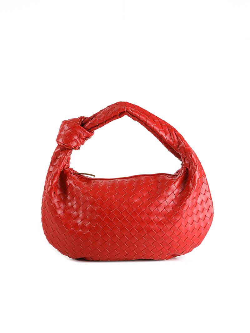 Handwoven Medium Handbag – Minimalist Woven Bag