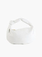 Handwoven Medium Handbag – Minimalist Woven Bag