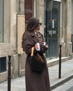 Women's Wool Blend Autumn Winter Coat – Relaxed Tailored Coat